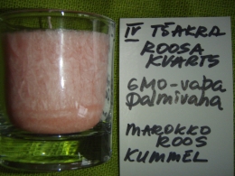 Lõhnaküünal - kristallidega - roosa kvarts