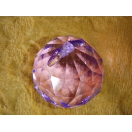 FENG SHUI kristallripats -- värviline kristallkuul 40 mm - UUS