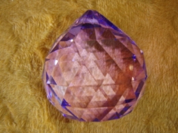 FENG SHUI kristallripats -- värviline kristallkuul 50 mm - UUS  
