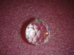 FENG SHUI kristallripats - päikesepüüdja - Läbipaistev kristallkuul 20 mm - UUS
