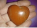 Jaspis - punane jaspis - lihvitud süda 4 cm