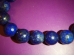 Lasuriit (Lapis Lazuli) - fassett-ja ümaratest helmestest käevõru
