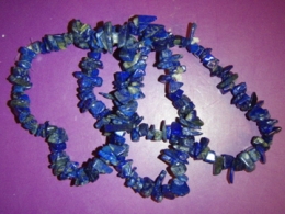 Lasuriit (Lapis Lazuli) - tsipsidest käevõru - VIIMASED