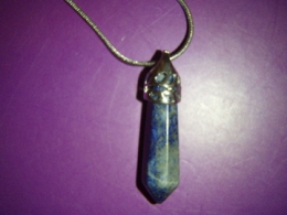 Lasuriit (Lapis Lazuli) - pliiatsikujuline ripats - ketiga - ALLAHINDLUS