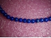 Lasuriit (Lapis Lazuli) - ümaratest helmestest käevõru - ALLAHINDLUS - VIIMASED