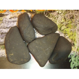 Šungiit - naturaalne kivi - komplekt - 5 kivi - UUS